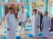 DR. LUKAS POKORNY'S VISIT TO SAIGON TEMPLE AND TAY NINH HOLY SEE- JULY 2010