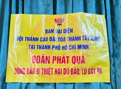 PHÁI ĐOÀN BĐD HỘI THÁNH CAO ĐÀI TTTN TẠI TP.HCM CỨU TRỢ ĐỒNG BÀO MIỀN BẮC BỊ THIÊN TAI