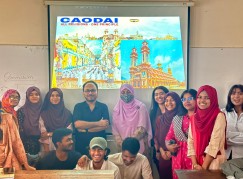SINH VIÊN ĐẠI HỌC DHAKA, BANGLADESH, ĐÃ HOÀN THÀNH MÔN “TRUYỀN THỐNG TÔN GIÁO CAO ĐÀI” CHO NIÊN KHÓA 2025-2026