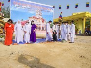 LỄ ĐẶT VIÊN GẠCH ĐẦU TIÊN XÂY DỰNG NGÔI ĐIỆN THỜ PHẬT MẪU HỌ ĐẠO LIÊN XÃ SUỐI ĐÁ (DƯƠNG MINH CHÂU, TÂY NINH)