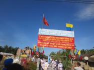 LỄ AN VỊ THÁNH TƯỢNG THIÊN NHÃN  THÁNH THẤT BÌNH HÒA, HUYỆN GIỒNG TRÔM, TỈNH BẾN TRE 
