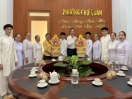 BAN ĐẠI DIỆN HỘI THÁNH TẠI TP.HCM CHÚC TẾT CHÍNH QUYỀN PHƯỜNG CHỢ QUÁN TP.HCM