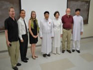 CAO DAI RELIGION DELEGATES IN WARM RECEPTION BY THE UNIVERSITY OF MISSOURI 