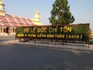CHƯƠNG TRÌNH ĐẠI LỄ VÍA ĐỨC CHÍ TÔN NĂM ĐINH DẬU 2017