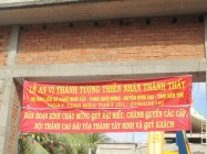 LỄ AN VỊ THÁNH TƯỢNG THIÊN NHÃN THÁNH THẤT HỌ ĐẠO LIÊN XÃ VANG QUỚI TÂY-VANG QUỚI ĐÔNG H. BÌNH ĐẠI, TỈNH BẾN TRE 