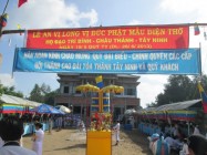 LỄ AN VỊ LONG VỊ ĐỨC PHẬT MẪU HỌ ĐẠO TRÍ BÌNH, HUYỆN CHÂU THÀNH, TỈNH TÂY NINH
