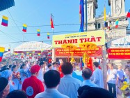 LỄ AN VỊ THÁNH TƯỢNG THIÊN NHÃN THÁNH THẤT HỌ ĐẠO XÃ BÌNH THẠNH, HUYỆN CAO LÃNH, TỈNH ĐỒNG THÁP