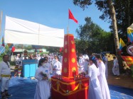 LỄ AN VỊ  THÁNH TƯỢNG THIÊN NHÃN HỌ ĐẠO LIÊN XÃ THẠNH BÌNH-THẠNH BẮC, HUYỆN TÂN BIÊN, TÂY NINH
