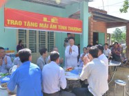 LỄ TRAO TẶNG 4 CĂN NHÀ TÌNH THƯƠNG Ở HUYỆN GÒ DẦU VÀ HUYỆN DƯƠNG MINH CHÂU, TỈNH TÂY NINH