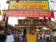 LỄ AN VỊ LONG VỊ ĐỨC PHẬT MẪU HỌ ĐẠO LỢI BÌNH NHƠN, TỈNH LONG AN