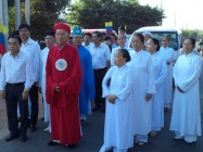 LỄ KHỞI CÔNG XÂY DỰNG THÁNH THẤT HỌ ĐẠO LIÊN XÃ TÂN HIỆP-TÂN CHÂU HUYỆN TÂN CHÂU TỈNH TÂY NINH  