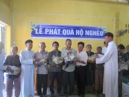 TẶNG QUÀ XUÂN MẬU TUẤT 2018 CHO ĐỒNG ĐẠO VÀ ĐỒNG BÀO NGHÈO TẠI CÁC HỌ ĐẠO TỈNH TÂY NINH