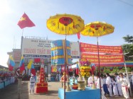 LỄ AN VỊ  THÁNH TƯỢNG THIÊN NHÃN HỌ ĐẠO XÃ NINH ĐIỀN, HUYỆN CHÂU THÀNH, TỈNH TÂY NINH 