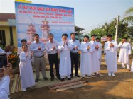 LỄ KHỞI CÔNG XÂY DỰNG NGÔI THÁNH THẤT HỌ ĐẠO CHỢ LÁCH-SƠN ĐỊNH-HÒA NGHĨA HUYỆN CHỢ LÁCH TỈNH BẾN TRE 