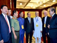 NGÀI ĐẦU SƯ THƯỢNG TÁM THANH THAM DỰ HỘI NGHỊ THỦ TƯỚNG CHÍNH PHỦ VỚI CÁC TỔ CHỨC TÔN GIÁO