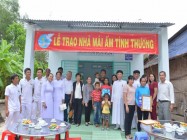 LỄ TRAO TẶNG 03 CĂN NHÀ MÁI ẤM TÌNH THƯƠNG CHO 3 HỘ NGHÈO NGƯỜI TÀ MUN TẠI SUỐI ĐÁ, TÂY NINH