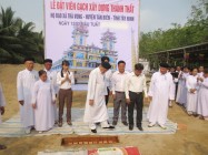 LỄ KHỞI CÔNG XÂY DỰNG THÁNH THẤT HỌ ĐẠO XÃ TRÀ VONG, HUYỆN TÂN BIÊN, TÂY NINH 
