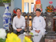 PHÁI ĐOÀN BỘ NỘI VỤ - BAN TÔN GIÁO CHÍNH PHỦ CHÀO THĂM HỘI THÁNH