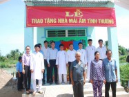 LỄ TRAO TẶNG 05 CĂN NHÀ TÌNH THƯƠNG Ở XÃ LỘC NINH VÀ XÃ PHƯỚC MINH, HUYỆN DƯƠNG MINH CHÂU, TỈNH TÂY NINH