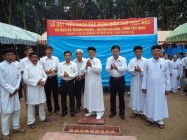 LỄ KHỞI CÔNG XÂY DỰNG ĐIỆN THỜ ĐỨC PHẬT MẪU  HỌ ĐẠO XÃ THẠNH PHƯỚC HUYỆN GÒ DẦU TỈNH TÂY NINH 