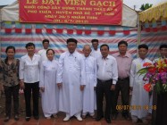 LỄ ĐẶT VIÊN GẠCH KHỞI CÔNG XÂY DỰNG THÁNH THẤT ẤP 5 PHÚ XUÂN, HUYỆN NHÀ BÈ TP.HCM