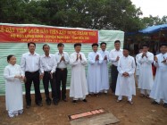 LỄ KHỞI CÔNG XÂY DỰNG THÁNH THẤT HỌ ĐẠO LONG ĐỊNH HUYỆN BÌNH ĐẠI TỈNH BẾN TRE