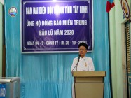 LỄ PHÁT ĐỘNG QUỸ CỨU TRỢ ĐỒNG BÀO BỊ BÃO LỤT MIỀN TRUNG NĂM 2020