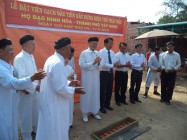 LỄ KHỞI CÔNG XÂY DỰNG ĐIỆN THỜ PHẬT MẪU HỌ ĐẠO NINH HÒA, PHƯỜNG  NINH THẠNH, TP TÂY NINH