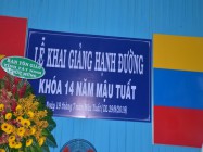 LỄ KHAI GIẢNG HẠNH ĐƯỜNG KHÓA 14  NĂM MẬU TUẤT 2018