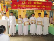 LỄ BẾ GIẢNG LỚP TẬP HUẤN  ĐẠO SỰ THỨ 16 CHO CHỨC VIỆC 75 HỌ ĐẠO TRÊN ĐỊA BÀN TỈNH TÂY NINH
