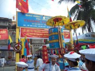 LỄ AN VỊ THÁNH TƯỢNG THIÊN NHÃN THÁNH THẤT HỌ ĐẠO LIÊN XÃ TÂN PHÚ HUYỆN TÂN PHÚ ĐÔNG TỈNH TIỀN GIANG