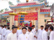 KHÁNH THÀNH ĐIỆN THỜ PHẬT MẪU HỌ ĐẠO BÌNH MINH, TỈNH VĨNH LONG