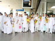 TIẾP RƯỚC PHÁI ĐOÀN HỘI THÁNH TRỞ VỀ TỪ NHẬT BẢN
