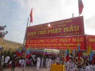 LỄ AN VỊ  LONG VỊ ĐỨC PHẬT MẪU HỌ ĐẠO THỊ TRẤN VŨNG LIÊM, HUYỆN VŨNG LIÊM, TỈNH VĨNH LONG 